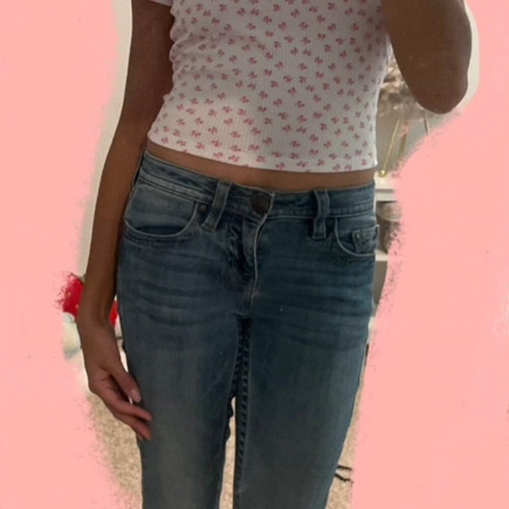 Super cute coquette bow top